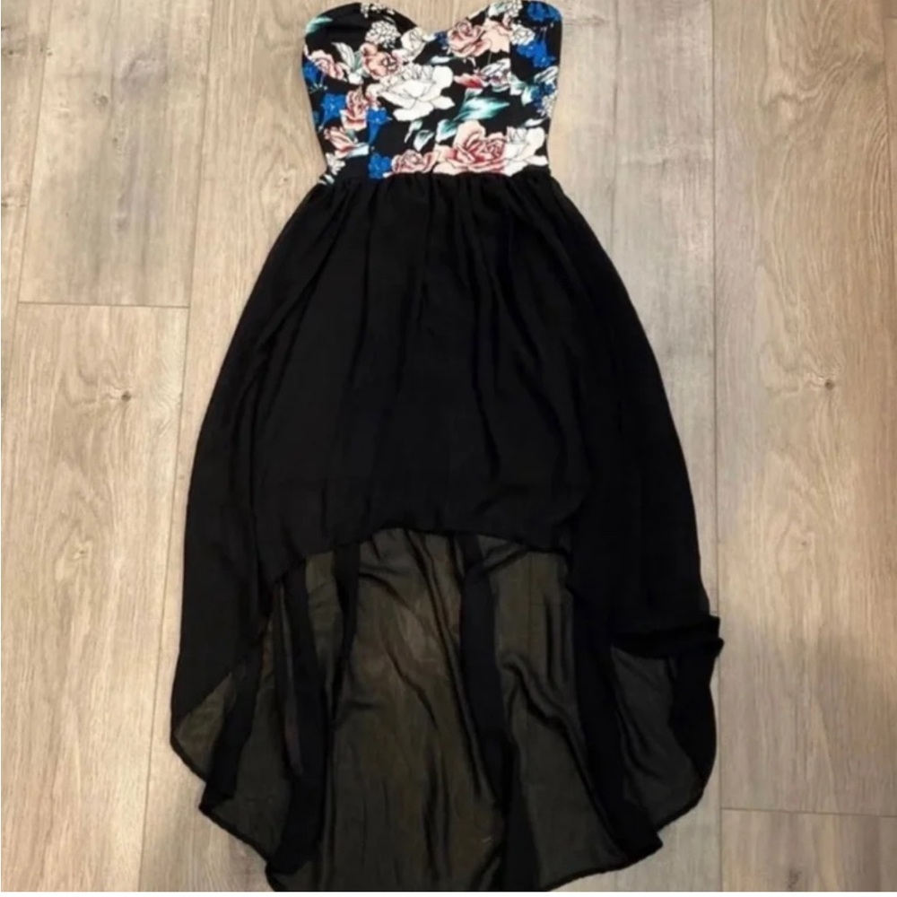 VINTAGE ✨Motel rocks strapless mini high low dress with bustier top